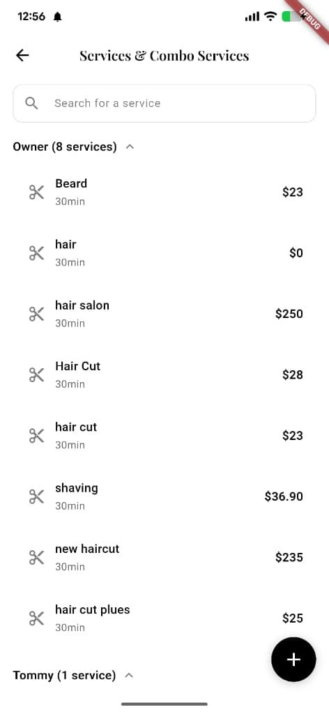 Staff & barber tools