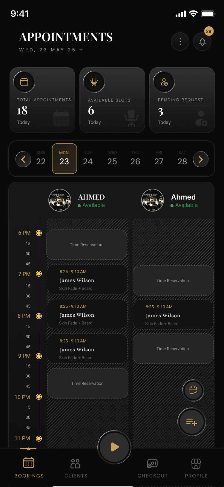 Schedule with queue