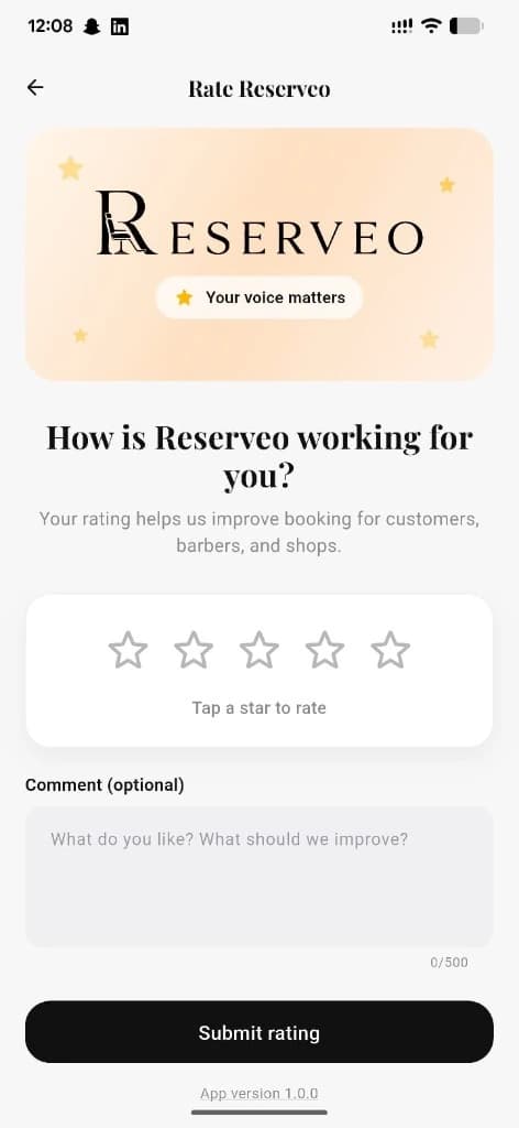 Rate Reserveo